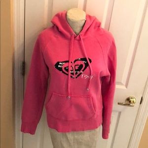 roxy pink hoodie